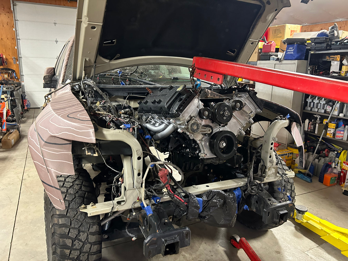 Lift Plate for Boss FORD 6.2L Gas Engine (Gen 1 Ford Raptor, F250, and F350 variants))